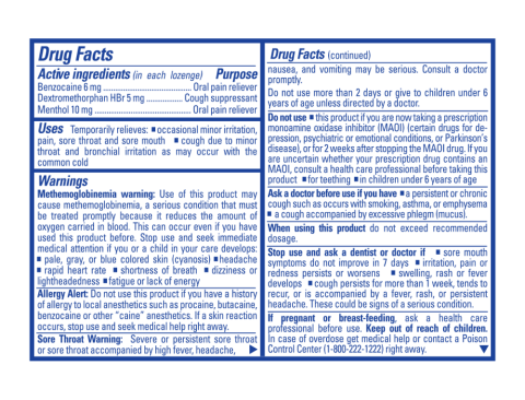 Chloraseptic® Total Wild Cherry Sore Throat Lozenges